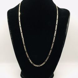 14k TRI MARINER/FIGARO CHAIN 