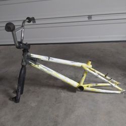 GT 20in BMX Frame Forks Stem And Handlebars