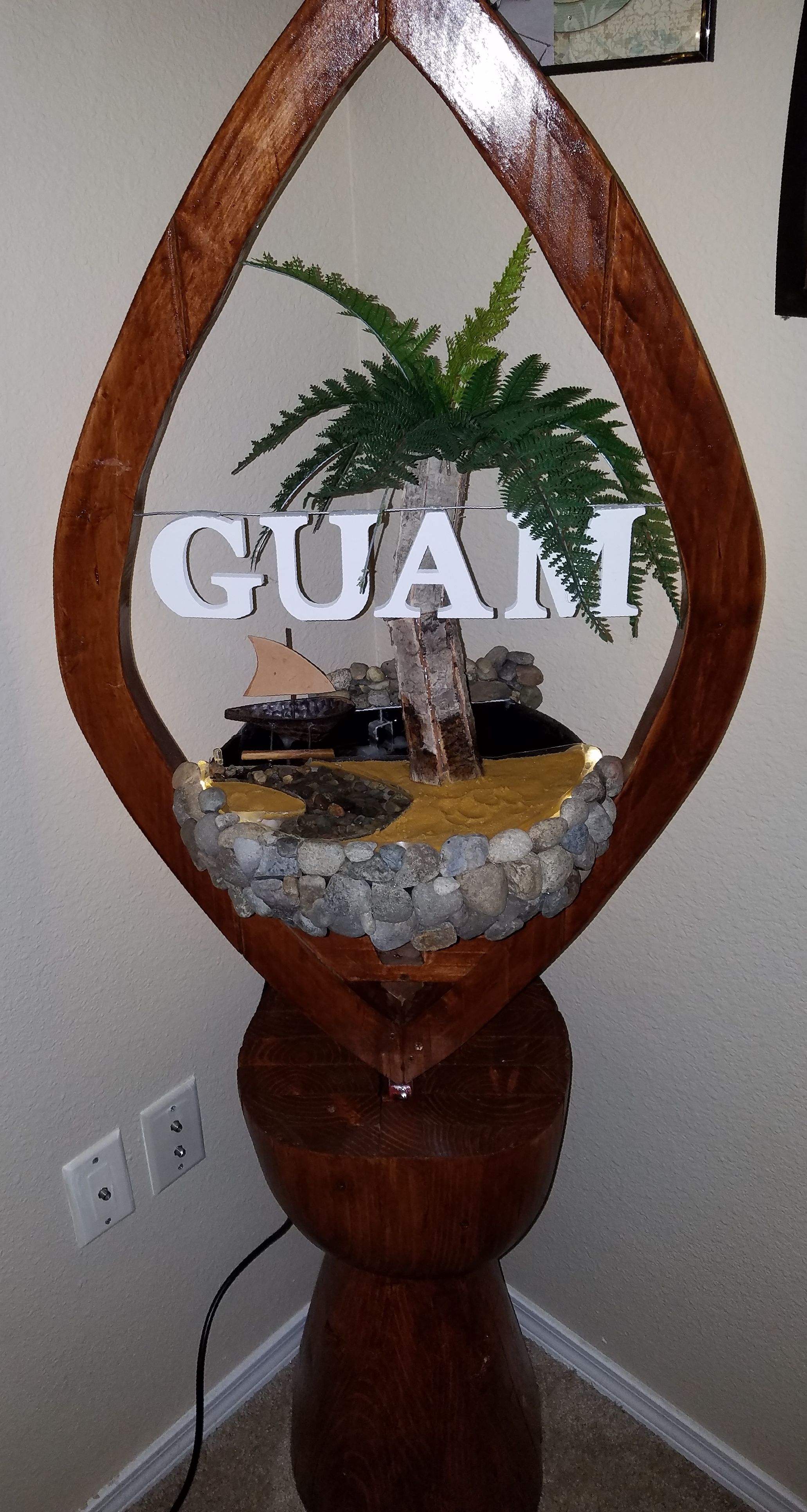 Latte stone and Guam seal.