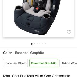 Maxi-cosi Pria Max Convertible Car Seat Brand New! 
