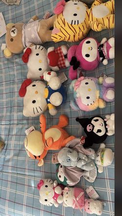 Hello kitty plushies