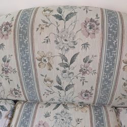 Sofa Couch, Beautiful Floral Design 