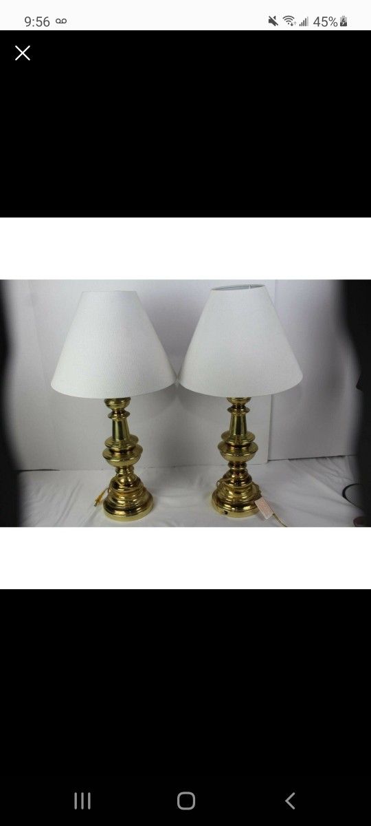 Vintage Brass Lamps