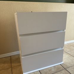 White 3 Drawer Dresser (Target)