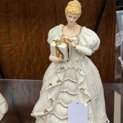 lenox holiday porcelain doll 