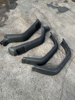 Jeep Wrangler YJ Side Flares Plastic 1987 through 1995 WIDE