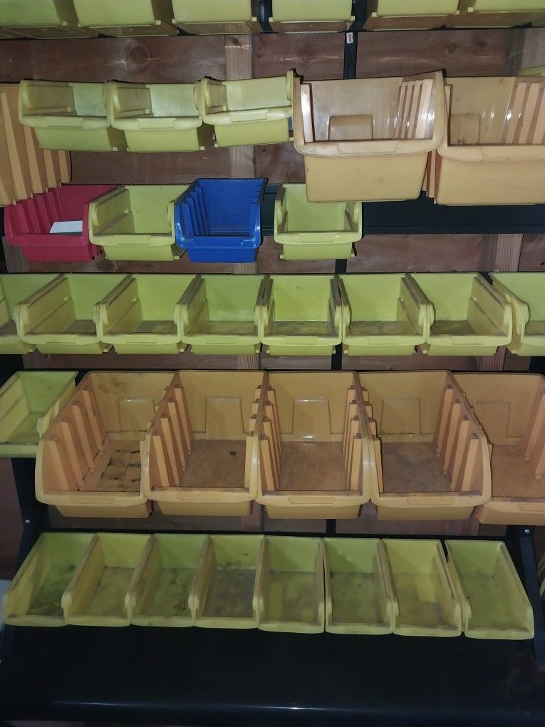 Storage Rack With Bins For Garage