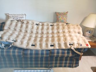 Ehob Waffle Econo Extended Care Plus Mattress Overlay with Pump 76"x34"x3"