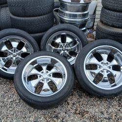 RIMS 2 TIRES NO GOOD 275/50R22...6 LUGS 