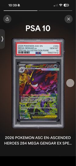 Mega Gengar EX psa 10