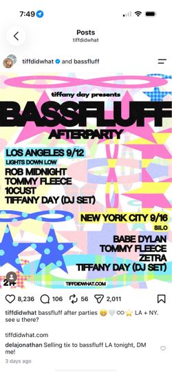 Tiffany Day bassfluff LA after party