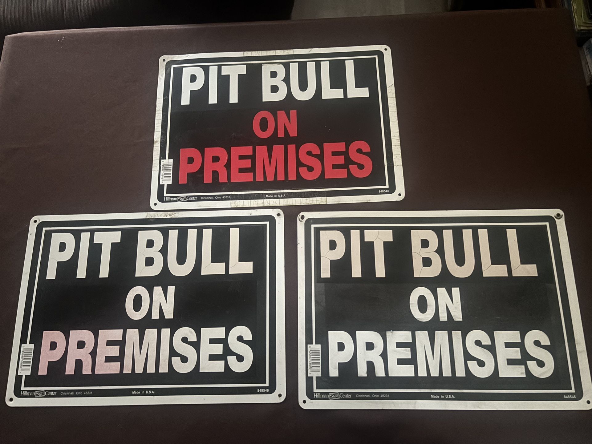 Dog Signs, all 3 for $5