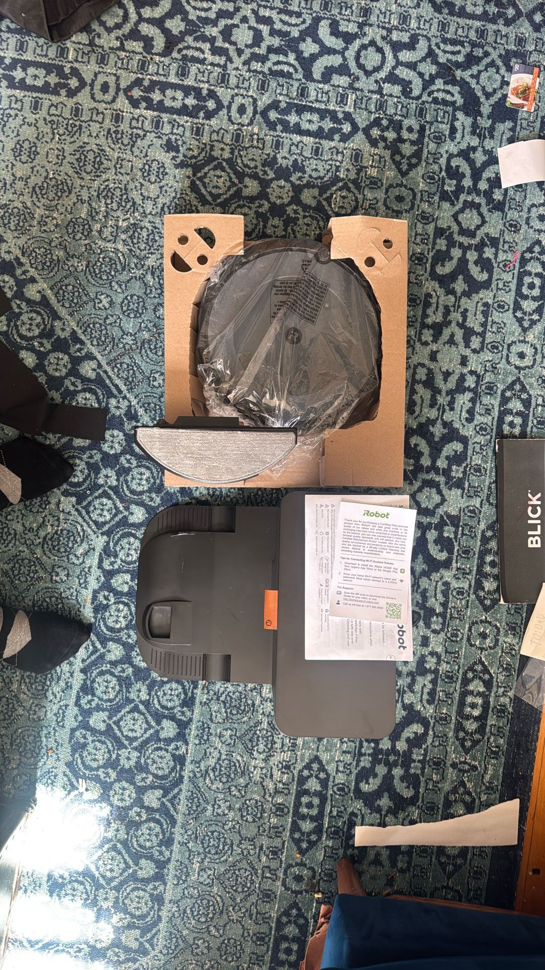 iRobot Roomba Combo i5+ Self-Emptying Robot Vacuum and Mop, Clean by Room with Smart Mapping, Empties Itself for Up to 60 Days, Works with Alexa, Pers