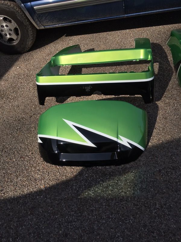 Custom golf cart paint jobs