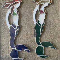 🧜‍♀️ Mermaid Stained Glass suncatcher