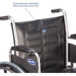 Invacare Tracer IV Wheelchair With Carrier And Waterproof Cover 