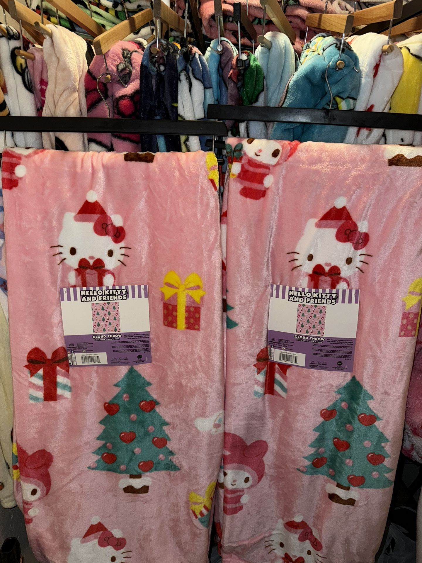 Hello Kitty Christmas Blanket