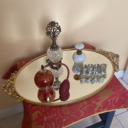 Vintage Matson vanity mirror tray