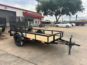 BRAND NEW BI FOLD 5X10 SINGLE AXLE TRAILER