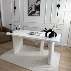 Office Flutted Modern Table 
