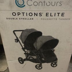 elite double stroller (BRAND NEW)