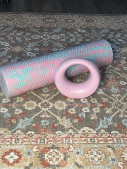 Kettlebell and density foam roaller set