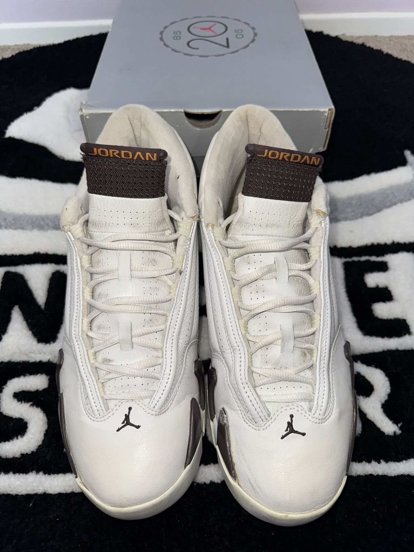 Nike Air Jordan Retro XIV 14 Cider Sz 11.5 2005 Air Jordan 14 Dark Cinder 2005 311832-121 main image 2