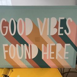 Good Vibes Canvas Art
