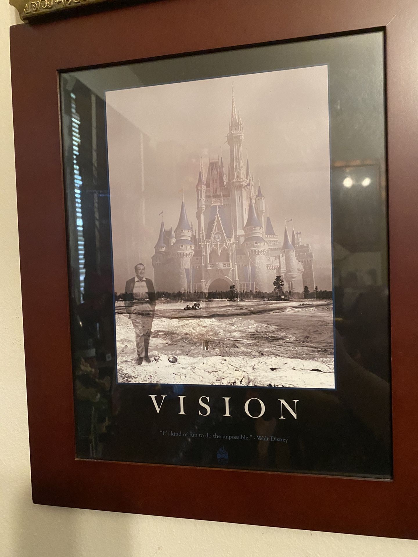 Walt Disney collectible framed photos