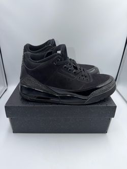 🔥 Air Jordan 3 Retro Black Cat (2025)  👟 Size 10.5 Men’s