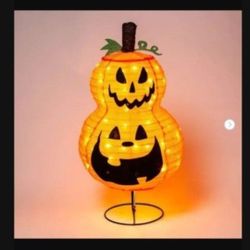 Led Jack-O-Lantern  with Stand Collapsable