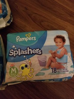 Total 50 of pampers splashers swim pants