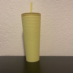 Starbucks Cold Reusable Cup 24oz Yellow