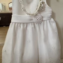 White Baptism Dress
