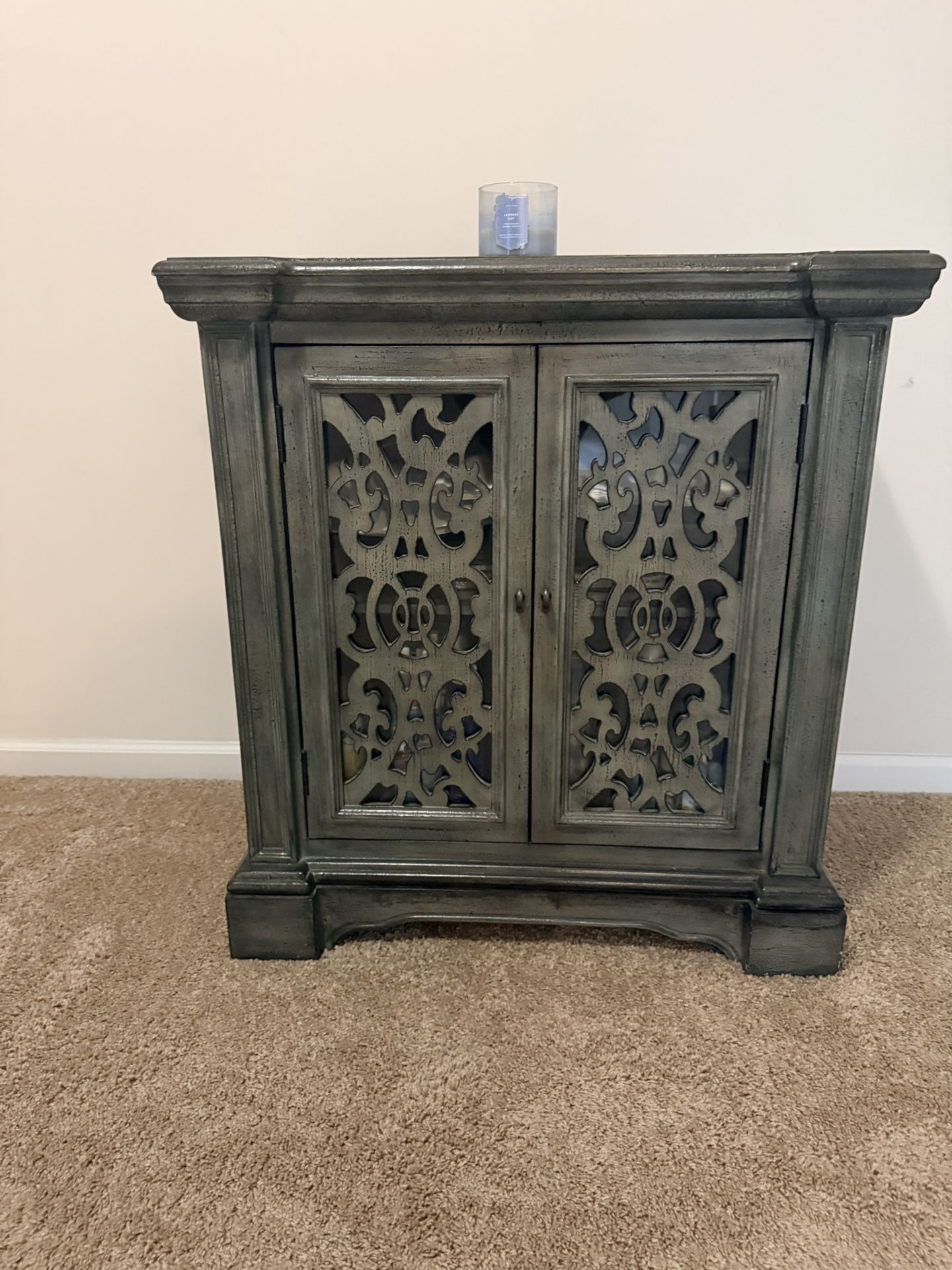 Teal Green Storage Cabinet