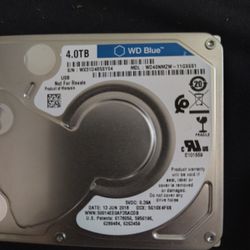 4.0 Tb  Wd Blue Hard Drive 