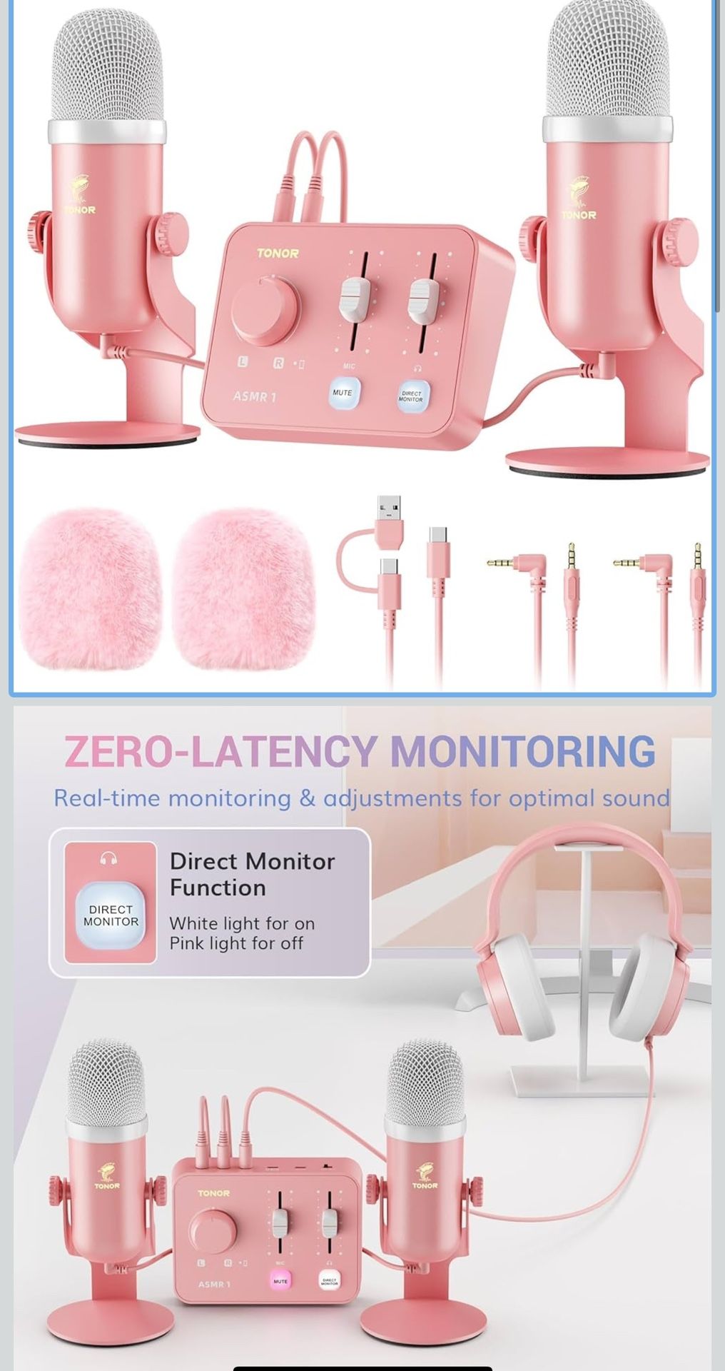 TONOR ASMR Microphone Equipment Bundle