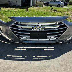 2019 2020 HYUNDAI ELANTRA FRONT BUMPER COVER OEM