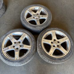 Toyota Aristo 2JZGTE wheels OEM Chrome 17x8 5x114.3