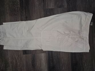 Tommy Bahama White Crop Cargo Pants