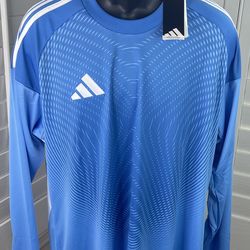 Adidas Tiro 25 Competition Blue Burst Goalkeeper Long Sleeve Jersey - JI9722 - Available in Men’s Size Large and XL - New w/Tags $60.00