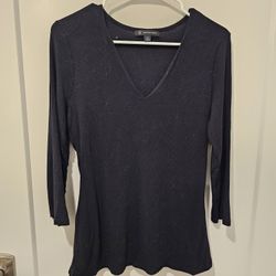 WOMENS VNECK L/S
