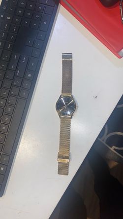 Citizen Watch Gold Mesh Band Black Dial BV1112-56E