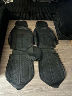 RIDEPOSH Leather Seat Covers for Silverado & Sierra 1500/2500/3(contact info removed)-2026