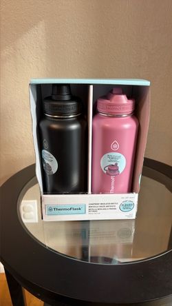 New ThermoFlask 32 oz Insulated Water Bottles 2-Pack