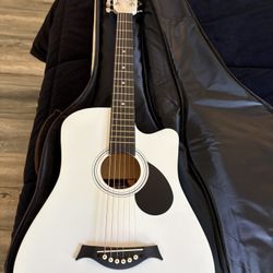 White Right - Handed Guitar