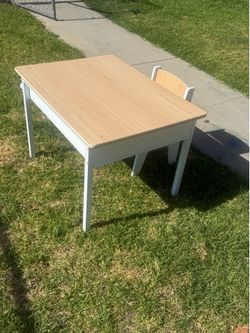Children’s table with chair