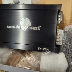 Sonido Mask Class A/B 4 Channel Amplifier Compact size Full range