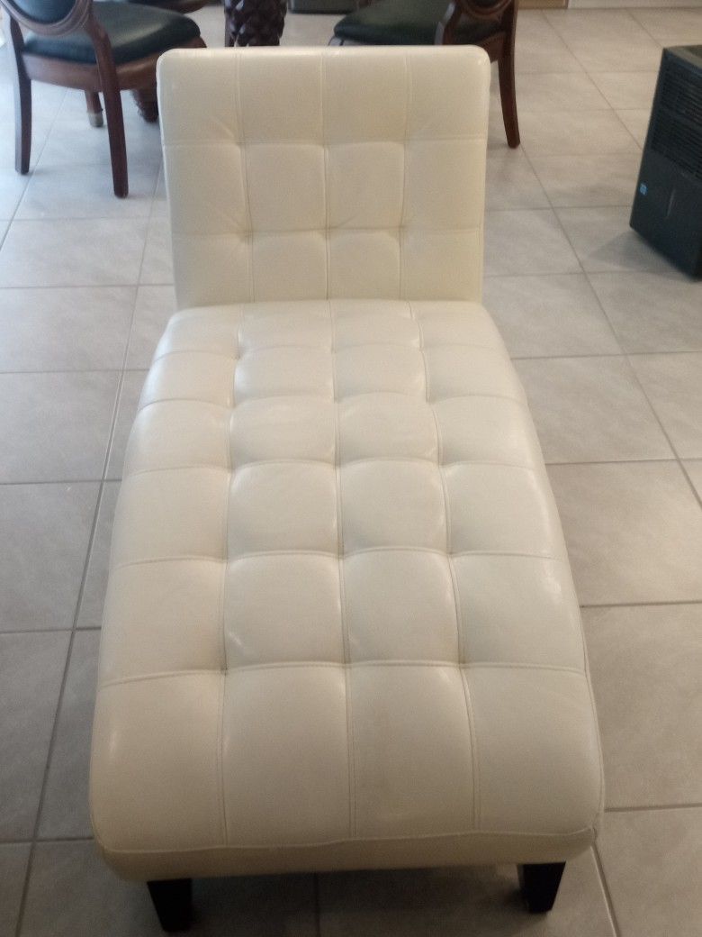 Leather Chaise