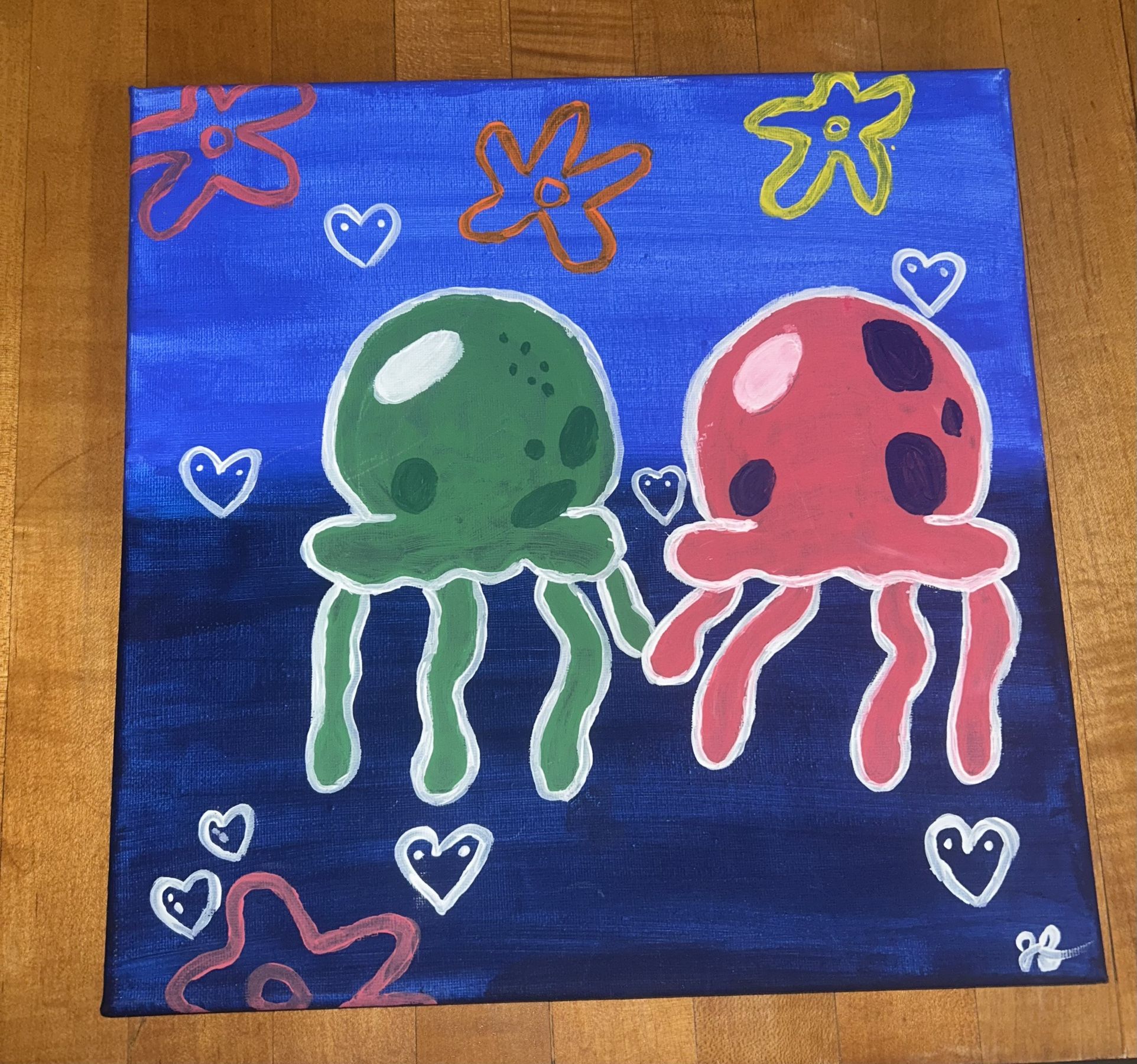 Jellyfish In Love Painting